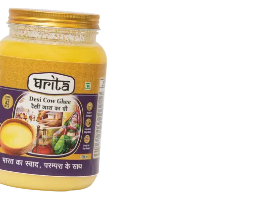 Ghrita Frothella A2 Desi Cow Ghee jar