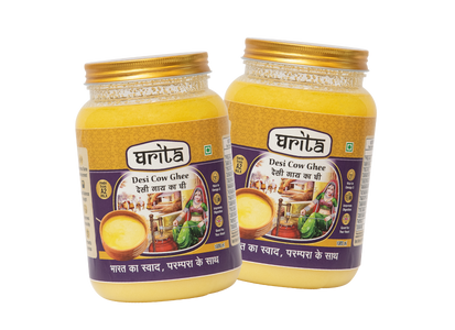 Frothella Farms Ghrita A2 Gir Cow Ghee Jars